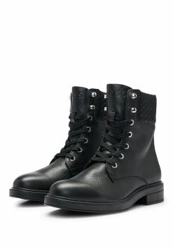 Boss Vanity - Lace-Up Ankle Boots - Black One -Boss Shop b1e609801b274393af6a9e5e9d1bbadb