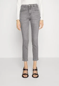 Boss Skinny Crop - Straight Leg Jeans - Silver