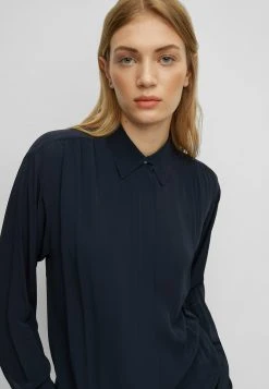 Boss Benika - Button-Down Blouse - Dark Blue Four 12 Boss Benika - Button-Down Blouse - Dark Blue Four -Boss Shop b295b8c726724acca2d742753d6e2257