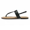 Boss Jo Flat- T-Bar Sandals - Black One -Boss Shop b3a20dec49a34ea688f43f972403c102