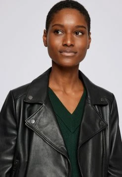 Boss Saleli - Leather Jacket - Schwarz -Boss Shop b5b2429cb038493aafd50bba397c27c3