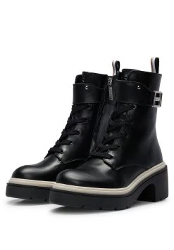 Boss Carol - Cowboy/Biker Ankle Boot - Black -Boss Shop b614ce9f3ebe4e6b8c6bedf4cd2b30df