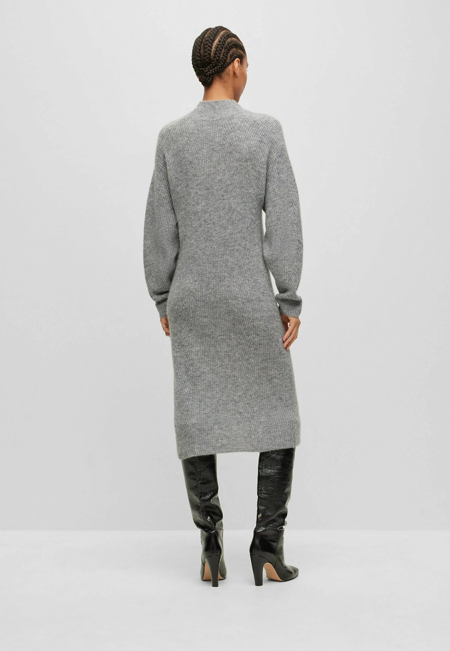 Boss Fagdasa - Jumper Dress - Silver 5 Boss Fagdasa - Jumper Dress - Silver - Image 3