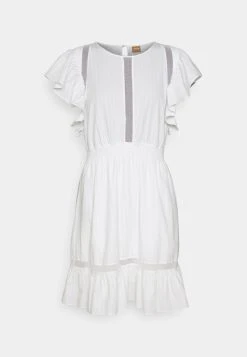 Boss Destina - Day Dress - White -Boss Shop b7ca2776819045718083635db27a2ecb