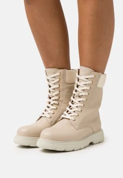 Boss Jacob Lace Up - Lace-Up Ankle Boots - Light Beige