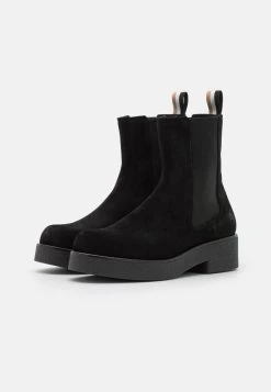 Boss Chris Bootie - Platform Ankle Boots - Black -Boss Shop bbae005fdb464cf58ebe831bb1b08eb1
