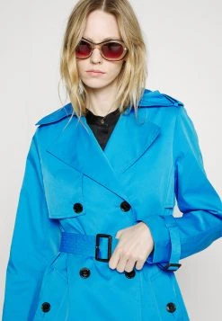 Boss Conry - Trenchcoat - Bright Blue -Boss Shop bff0cc48826949aeb63d93721b212f1f