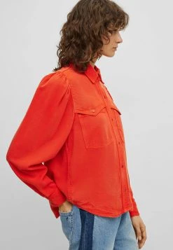 Boss Benedetta1-D - Button-Down Blouse -Boss Shop c046a7bee8904c22b735b14bd8a0917c