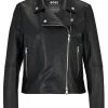 Boss Biker - Leather Jacket -Boss Shop c1f45ca110674e6cb5f3429e0633f5fd