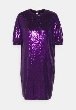 Boss Esilca - Cocktail Dress / Party Dress - Dark Purple -Boss Shop c301bc88eec84d27a3c5809d95fcd963
