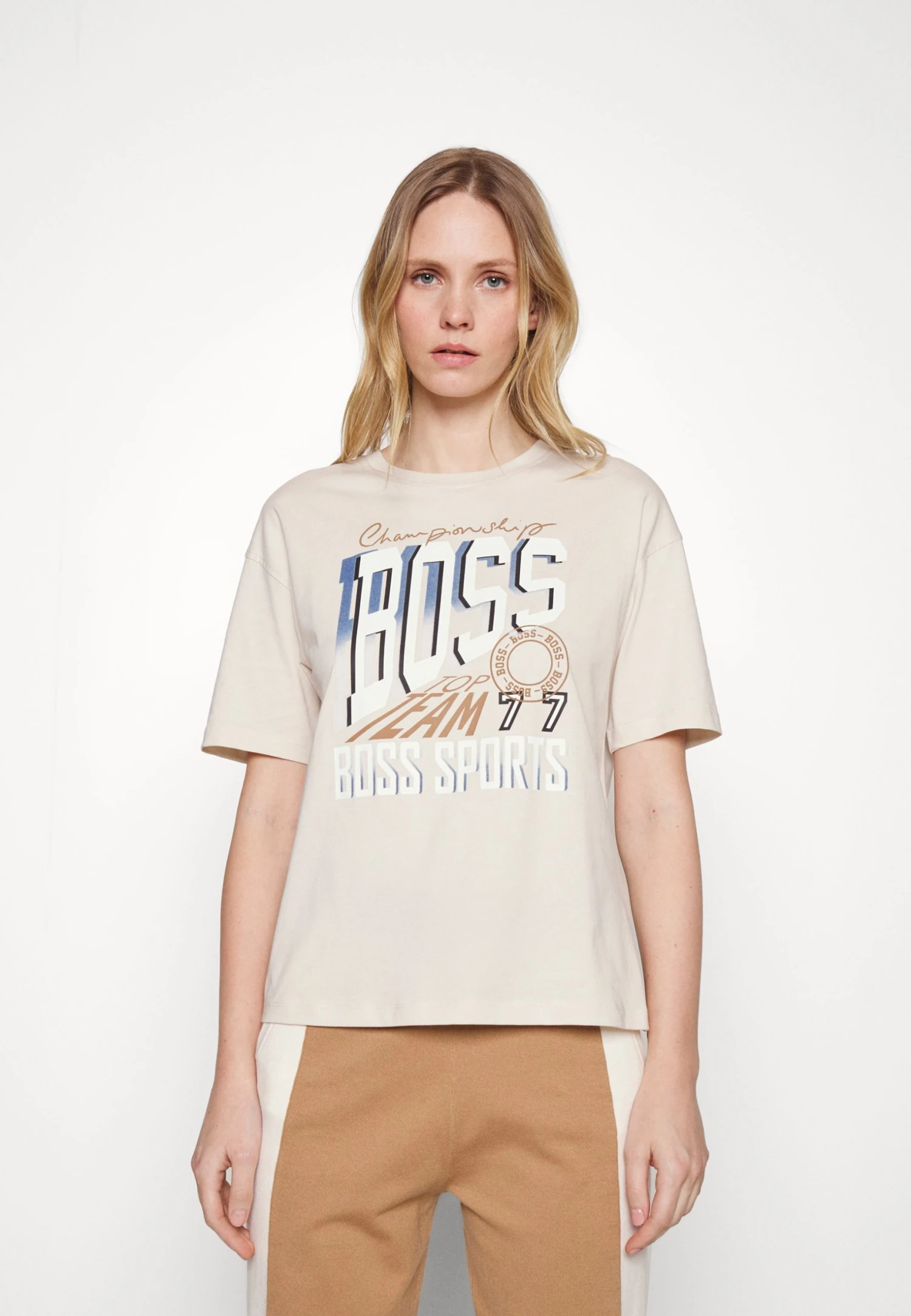 Boss Evarsy Sport - Print T-Shirt - Open White 3 Boss Evarsy Sport - Print T-Shirt - Open White