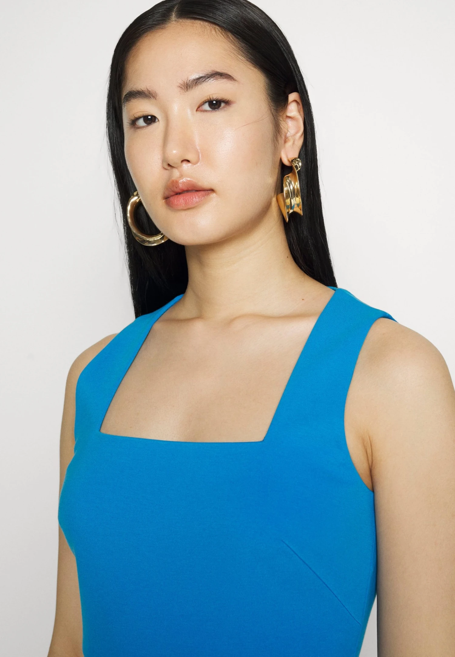 Boss Domeja Smart Dress - Shift Dress - Bright Blue 6 Boss Domeja Smart Dress - Shift Dress - Bright Blue - Image 4