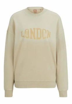 Boss C Elaslogan Town - Sweatshirt - Beige Neun -Boss Shop c86f5410c9de405f88e0fea454a93f71