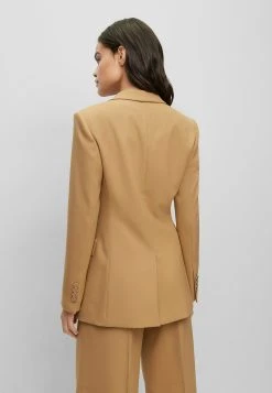 Boss Janerana - Short Coat - Beige -Boss Shop c9653f896f904a0fb519fdeffb750b62
