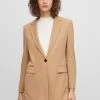 Boss Jexotta - Short Coat - Medium Beige -Boss Shop ca1f35e7603449b2b335228059c96766