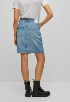 Boss 1.0_Ec - Mini Skirt - Blue Ten -Boss Shop cdd59ad3afa64e4393d21d4461140b1d