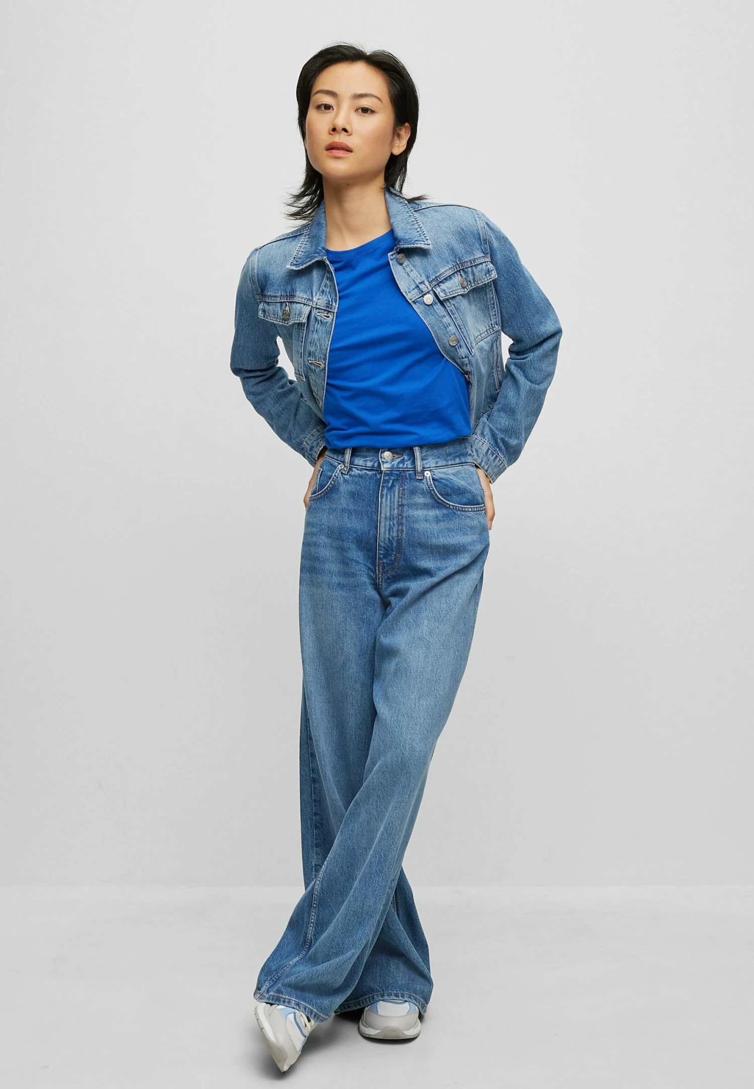 Boss Esogo - Basic T-Shirt - Open Blue Three 4 Boss Esogo - Basic T-Shirt - Open Blue Three - Image 2