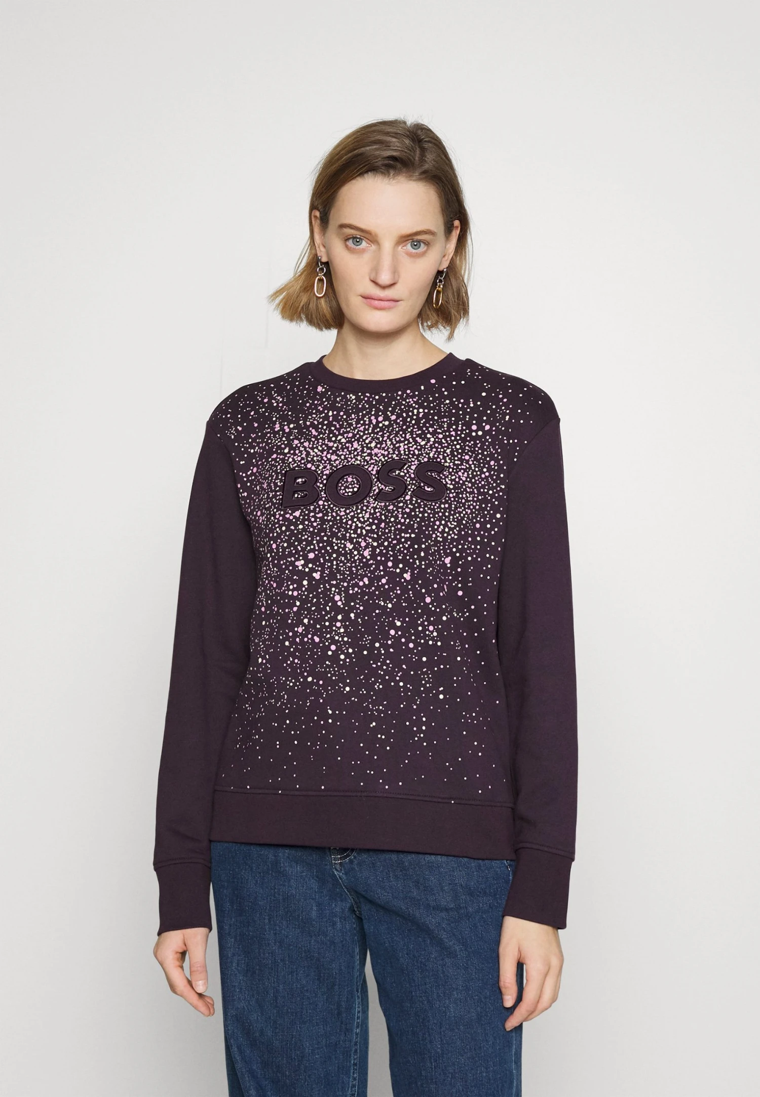 Boss Sweatshirt - Dark Purple 3 Boss Sweatshirt - Dark Purple