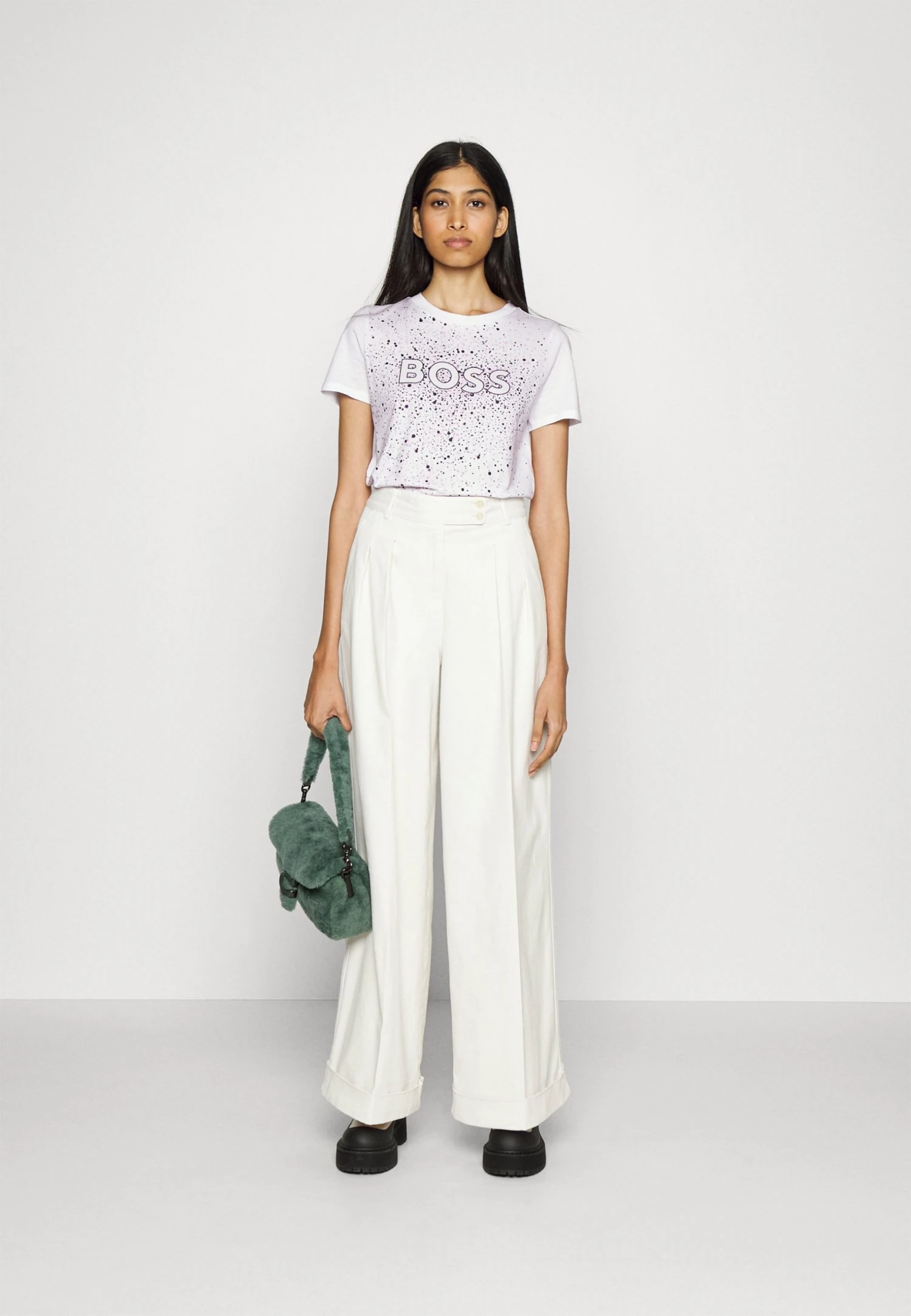 Boss Elogo - Print T-Shirt - White 4 Boss Elogo - Print T-Shirt - White - Image 2