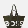 Boss Deva Tote - Tote Bag - Dark Green -Boss Shop d4e542c8b4304b7792f69dac18d46157