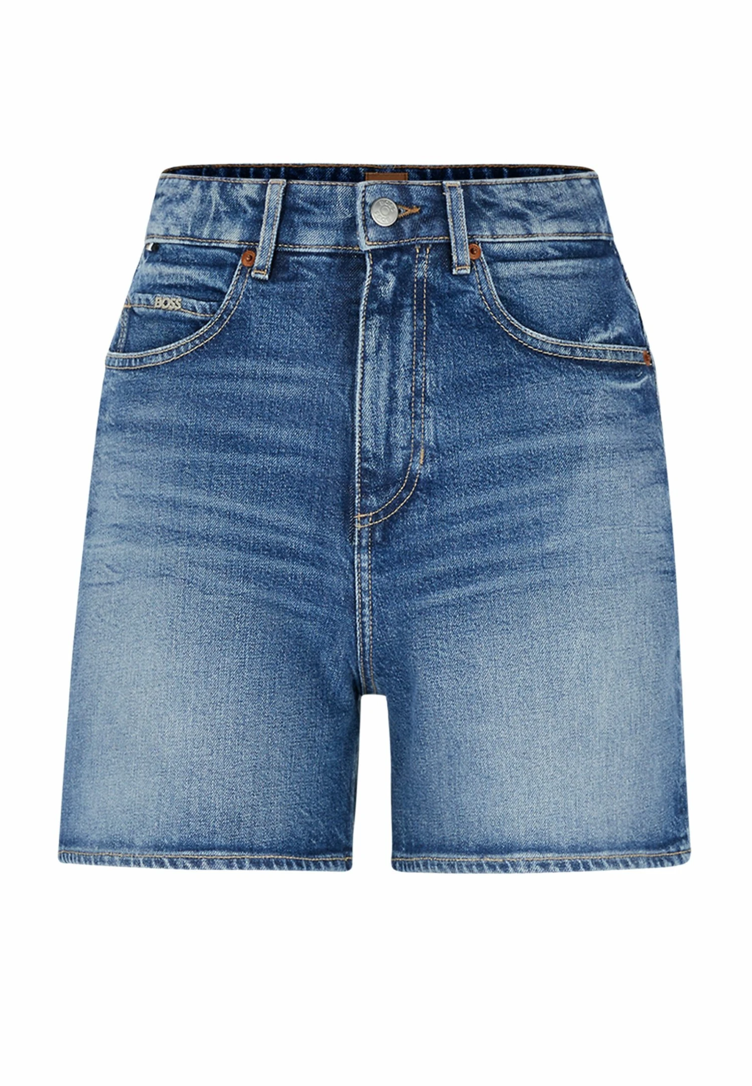 Boss Denim Shorts - Blue Ten 7 Boss Denim Shorts - Blue Ten - Image 5