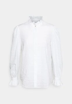 Boss Bellina - Button-Down Blouse - White -Boss Shop d73d3150153045cfb2d9834fa4a0c82f