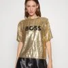 Boss Epaloga - Print T-Shirt - Gold -Boss Shop da1c3f01963f4fabb48d71051e3fb09a