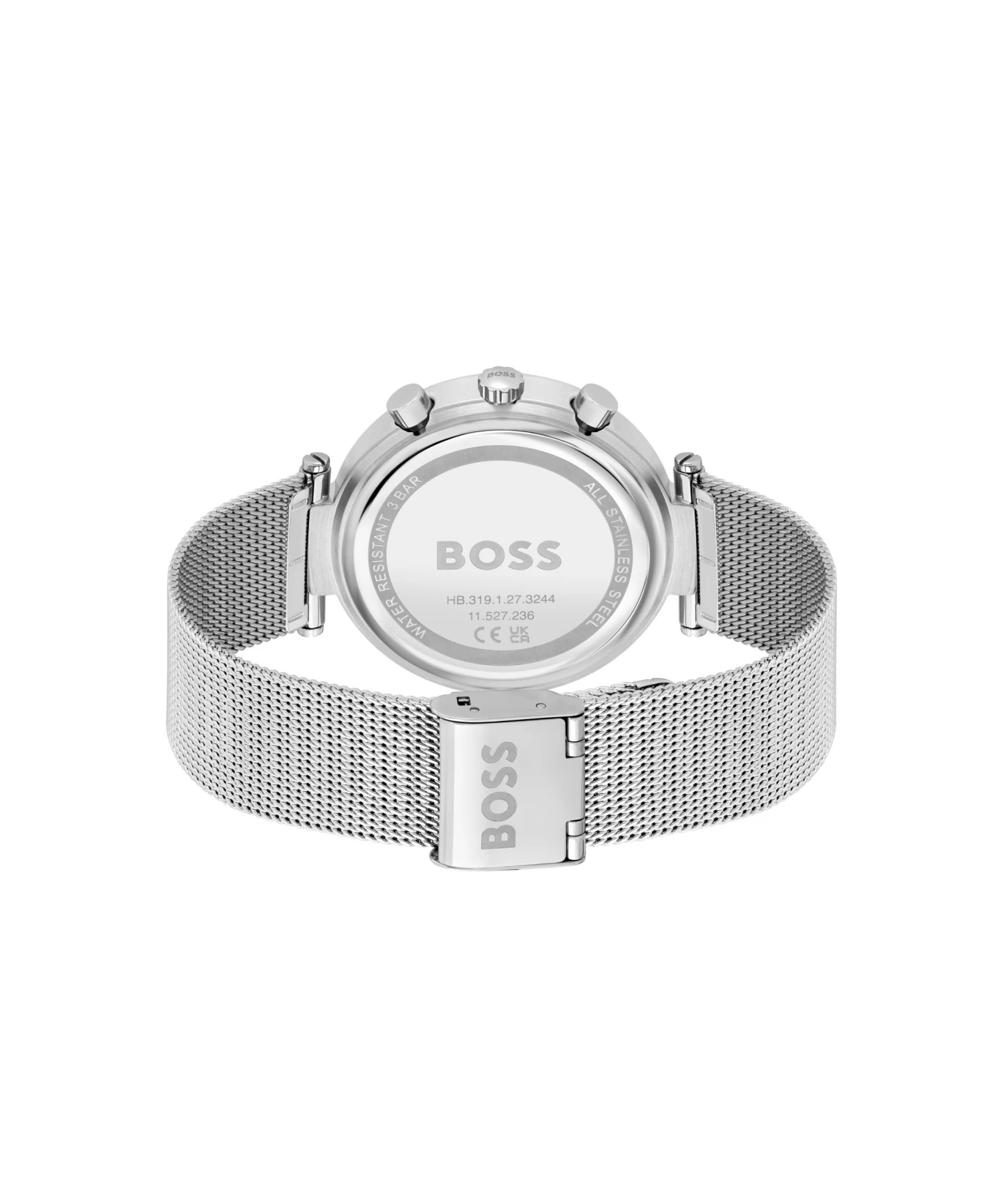 Boss Chronograph Watch - Silver Coloured 4 Boss Chronograph Watch - Silver Coloured - Image 2