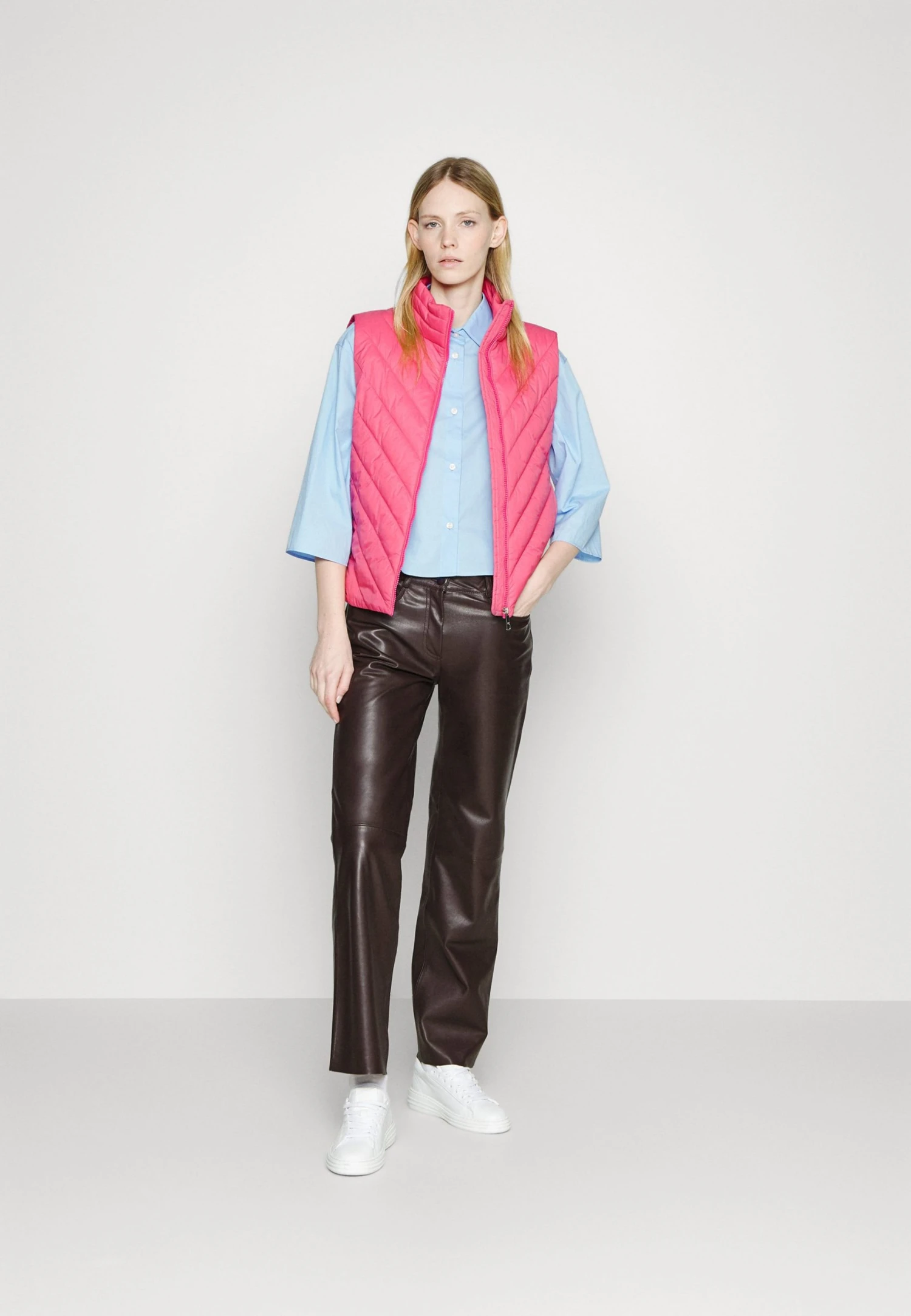 Boss Palassy - Waistcoat - Medium Pink 4 Boss Palassy - Waistcoat - Medium Pink - Image 2