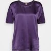 Boss Esandy - Basic T-Shirt - Dark Purple -Boss Shop e0b39bfc9b024e389ed8c46cca9862e1
