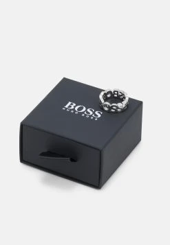 Boss Ladies Ring With Logo - Ring - Silberfarben -Boss Shop e11147fb191d435289f8e2d43046bcac
