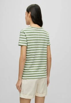 Boss Esla Striped - Print T-Shirt - Patterned Eleven -Boss Shop e3c2495c94b34e119f35b0221ba7dfb0