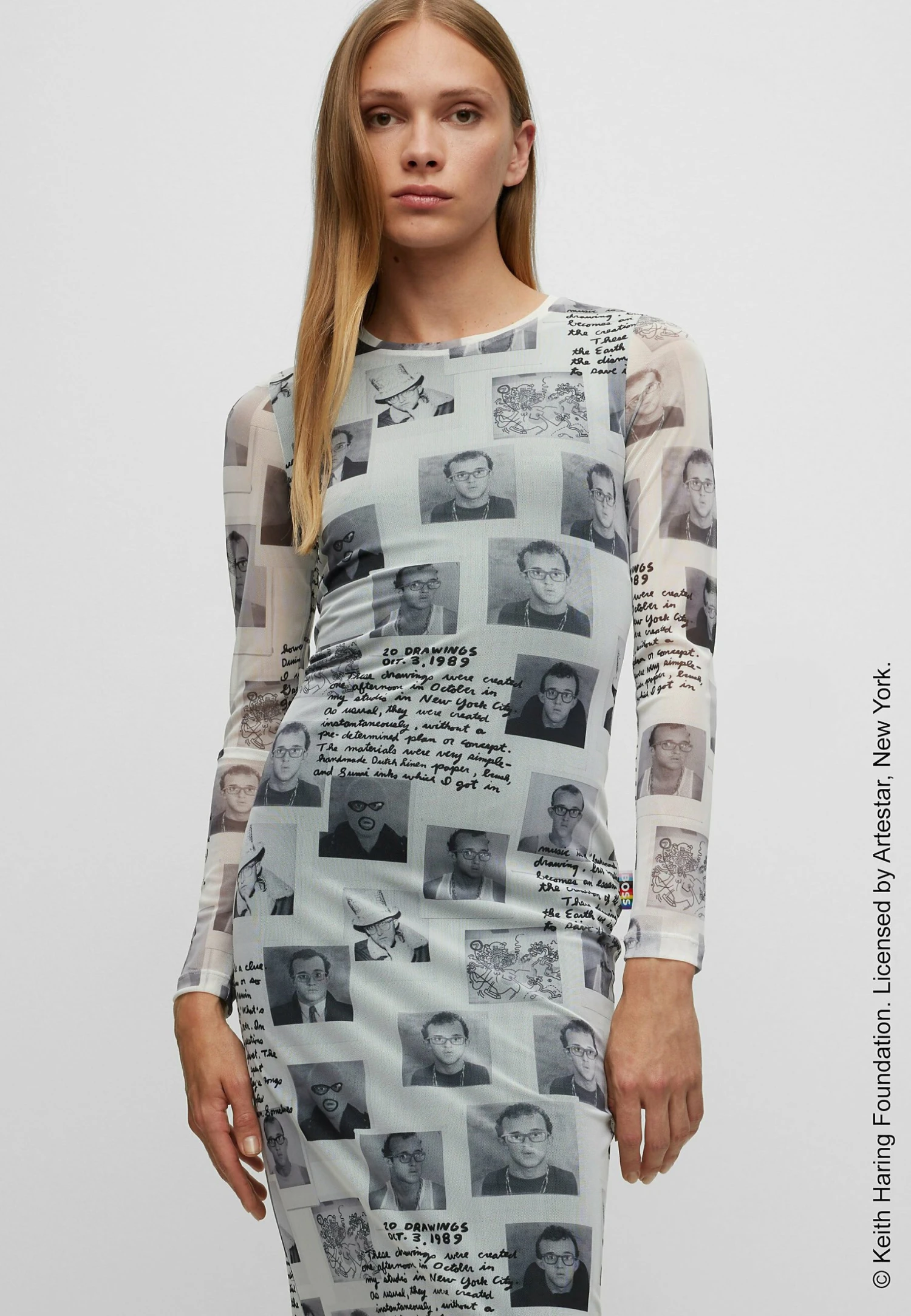 Boss Eith Haring - Shift Dress - Black One 5 Boss Eith Haring - Shift Dress - Black One - Image 3