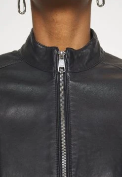 Boss C Sabella3 - Leather Jacket -Boss Shop e4d5f3e7adec4bc799810a192ada28d4