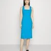 Boss Domeja Smart Dress - Shift Dress - Bright Blue -Boss Shop e76e25db5702459c9fd3c40cfcfc278f