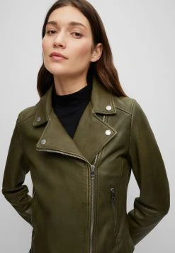 Boss Csaleli3 - Leather Jacket - Dark Green 12 Boss Csaleli3 - Leather Jacket - Dark Green -Boss Shop e835aed0600844cf81b9e853846e2e0d