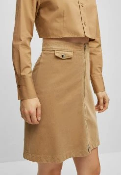 Boss Vacora - A-Line Skirt - Beige Null 10 Boss Vacora - A-Line Skirt - Beige Null -Boss Shop e83ea28451b14ad5b2f76f1a23ebe372
