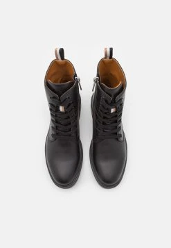 Boss Vanity Lace Up Bootie - Lace-Up Ankle Boots - Black -Boss Shop e8c9bc0bbf5440159ea0380ff08217d8