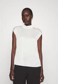 Boss Idriz Silk Mix Blouse - Blouse - Open White