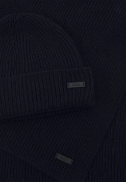 Boss Fantastico Unisex Set - Scarf - Dark Blue -Boss Shop ebd334fc9d1445f3ae43cef6091973c7