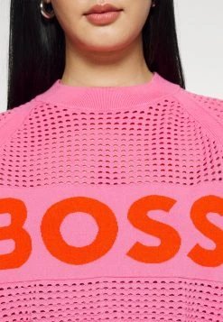 Boss Fenniki - Jumper - Medium Pink -Boss Shop edd1a9075b5345b2850dd6761a01a885