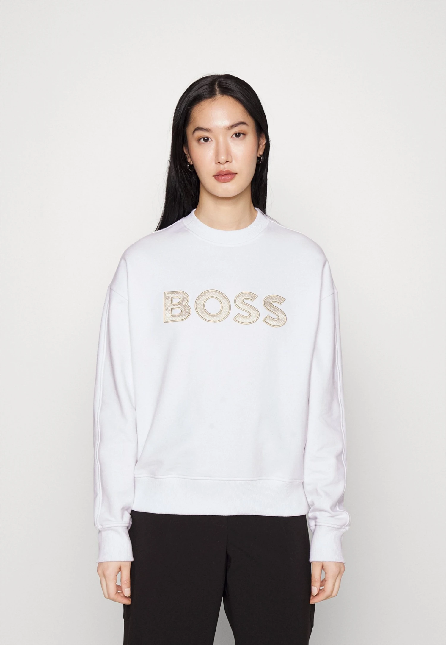 Boss Ecaisa Logo - Sweatshirt - White 3 Boss Ecaisa Logo - Sweatshirt - White