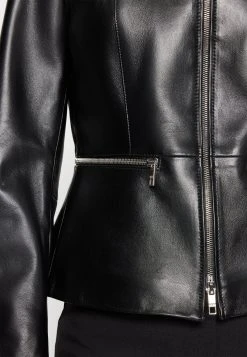 Boss Salometa - Leather Jacket - Black -Boss Shop efe27d341e0e4b2eb4615dd0f73ce5aa