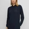 Boss Benika - Button-Down Blouse - Dark Blue Four