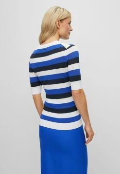 Boss Facuba - Print T-Shirt - Blau Drei -Boss Shop f8d7dc47b5a545238a58ff6b58f3bdaf