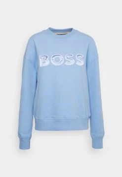 Boss Ecaisa Logo - Sweatshirt - Open Blue -Boss Shop fb8ad99b409843efa0cd2116a9105ec1