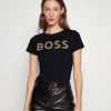 Boss Eventsa - Print T-Shirt - Black