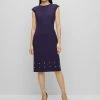 Boss Devoka - Shift Dress - Dark Purple Six 1 Boss Devoka - Shift Dress - Dark Purple Six -Boss Shop ffab6ea4676b43e1829c1efb834a8868